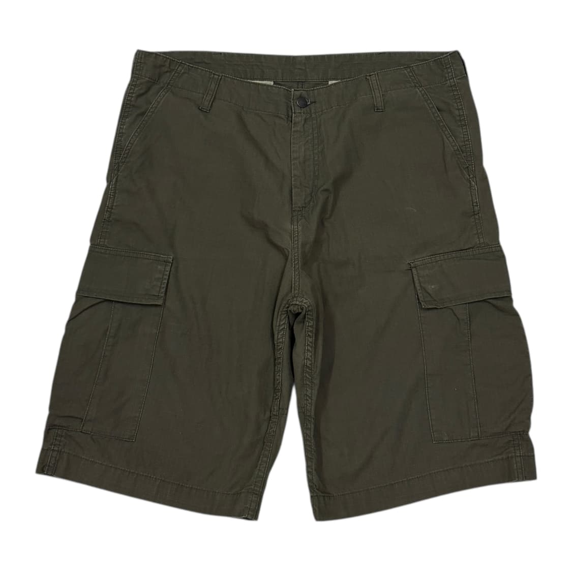 칼하트 WIP 레귤러 카고 하프 쇼츠 반바지 카키 36 상품이미지3