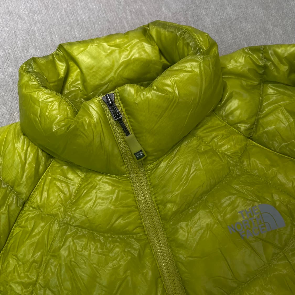 95 노스페이스 서밋시리즈 형광 그린 경량 패딩 상품이미지2