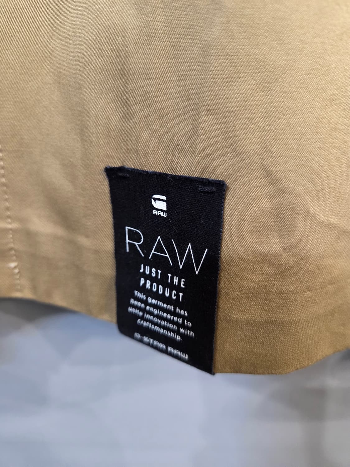 G-STAR RAW 베이지 트렌치코트(M) 상품이미지3