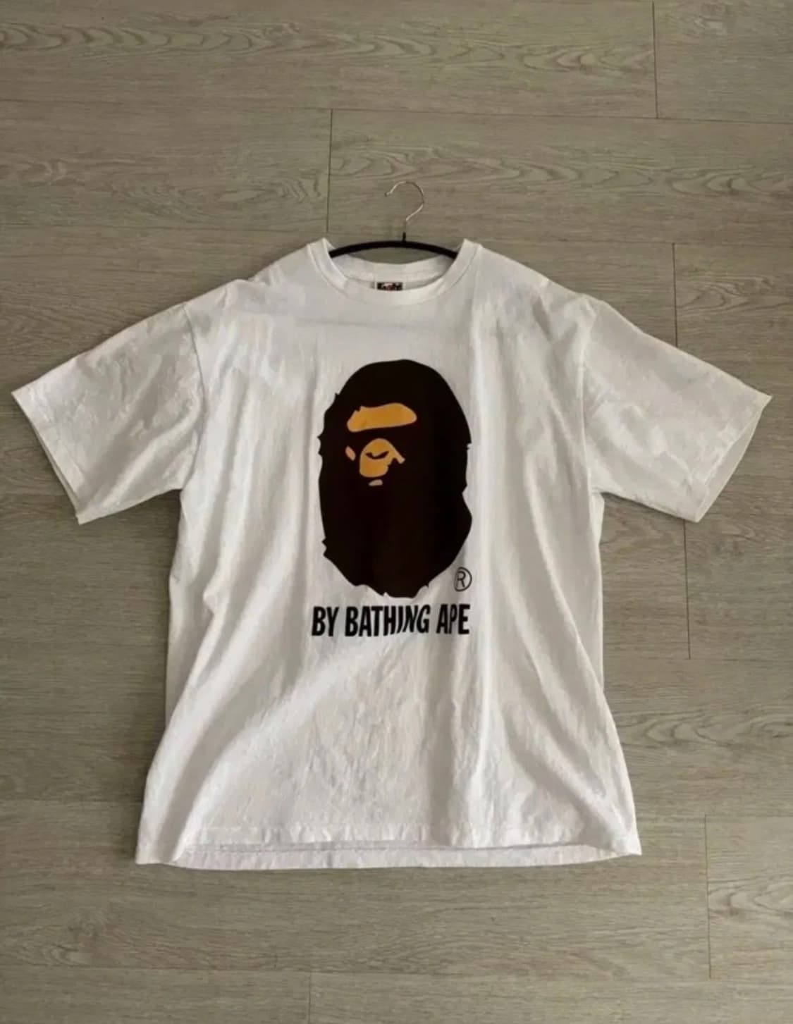 Bape 베이프 사루 빅로고 프린팅 반팔 티셔츠 상품이미지1