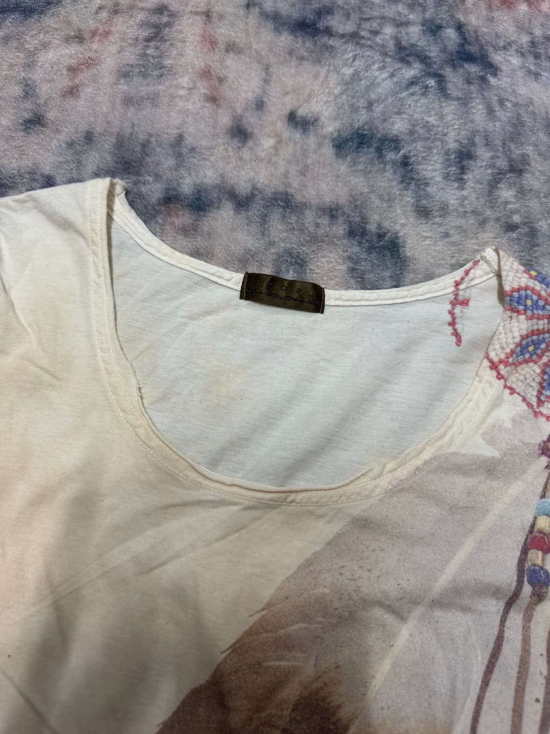 Goa 00s archive feather half t shirts 상품이미지8
