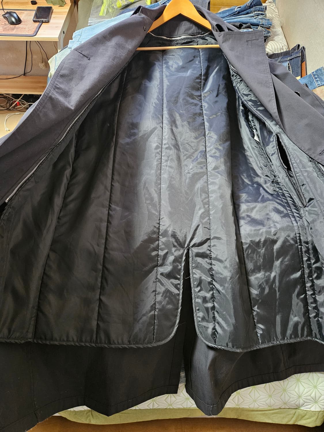 Og 미군 더블 트렌치코드 네이비 40L dscp 상품이미지3