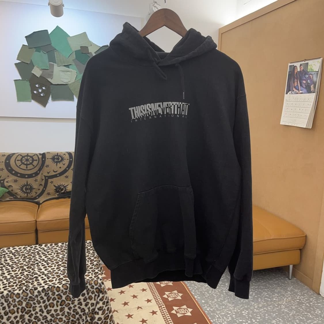 디스이즈네버댓 스트릿 캐주얼 그래픽로고 후드티 M C09237 상품이미지3