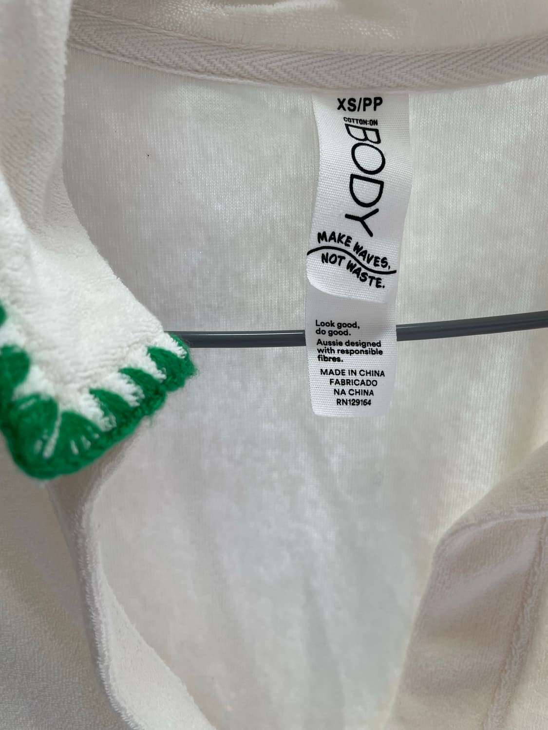 [새상품] 호주 코튼온 바디(Cotton:On) 타올 반팔 셔츠 (XS/ 상품이미지4