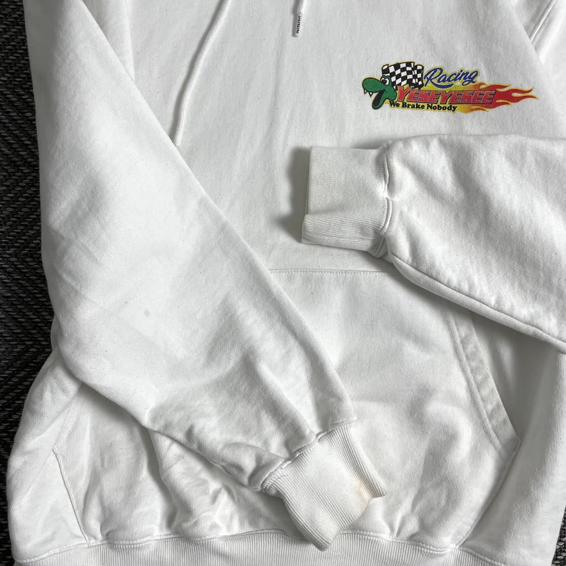 예스아이씨 레이싱 빅로고 그래픽 후드 티셔츠 o 2959 상품이미지6