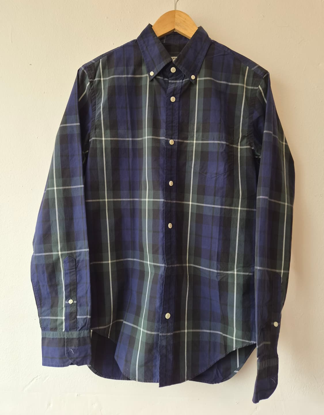 클럽모나코 남성 체크긴팔셔츠
 상품이미지1