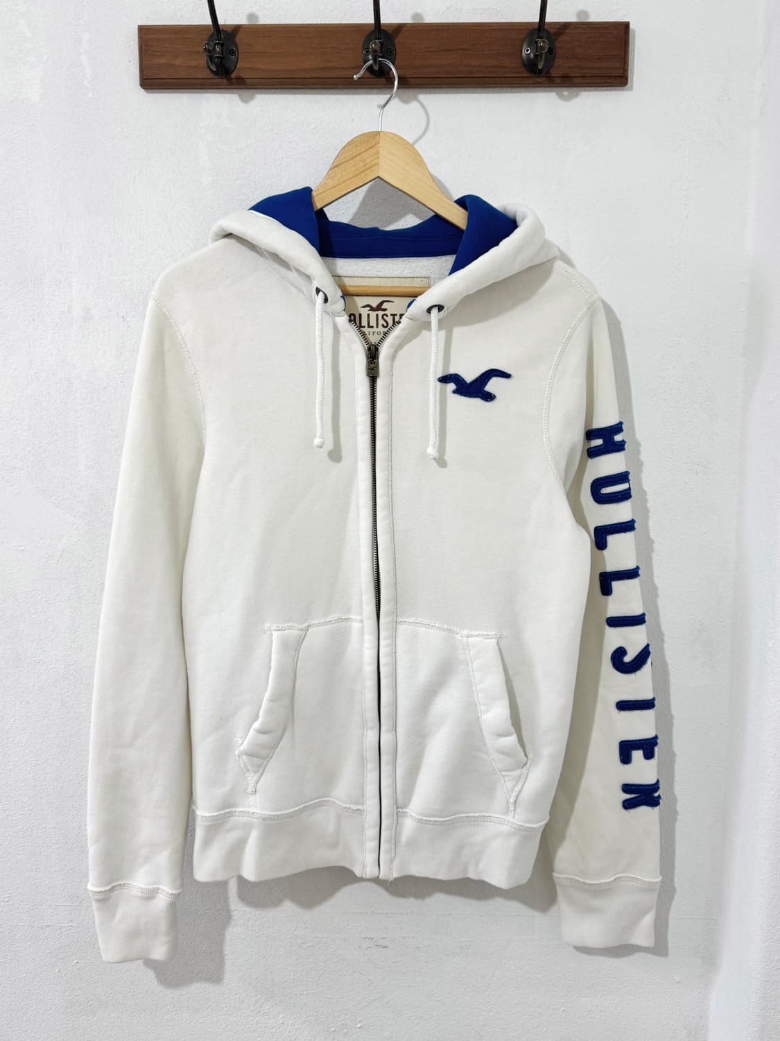 홀리스터 화이트 후드집업 상품이미지2