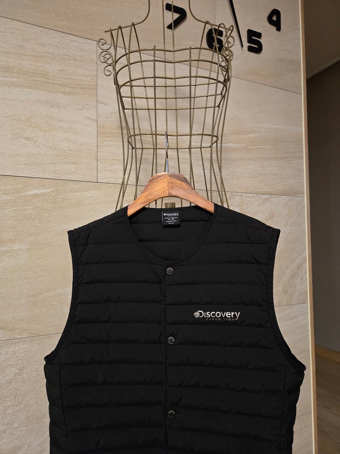 [95] 디스커버리 남성 경량 구스 패딩 조끼 상품이미지2