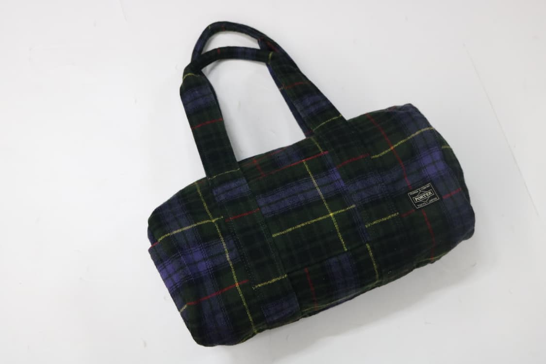 포터 체크 보스턴백 더플백 상품이미지3