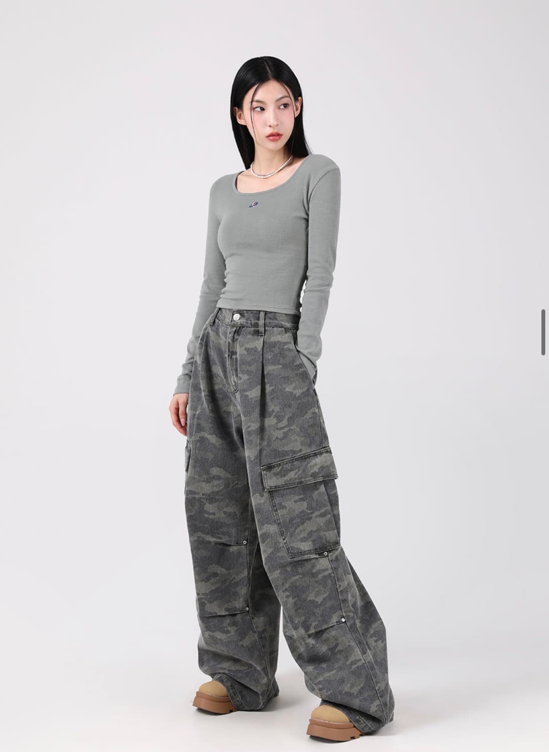 어반드레스 Side Big Cargo Pants CAMO 상품이미지2