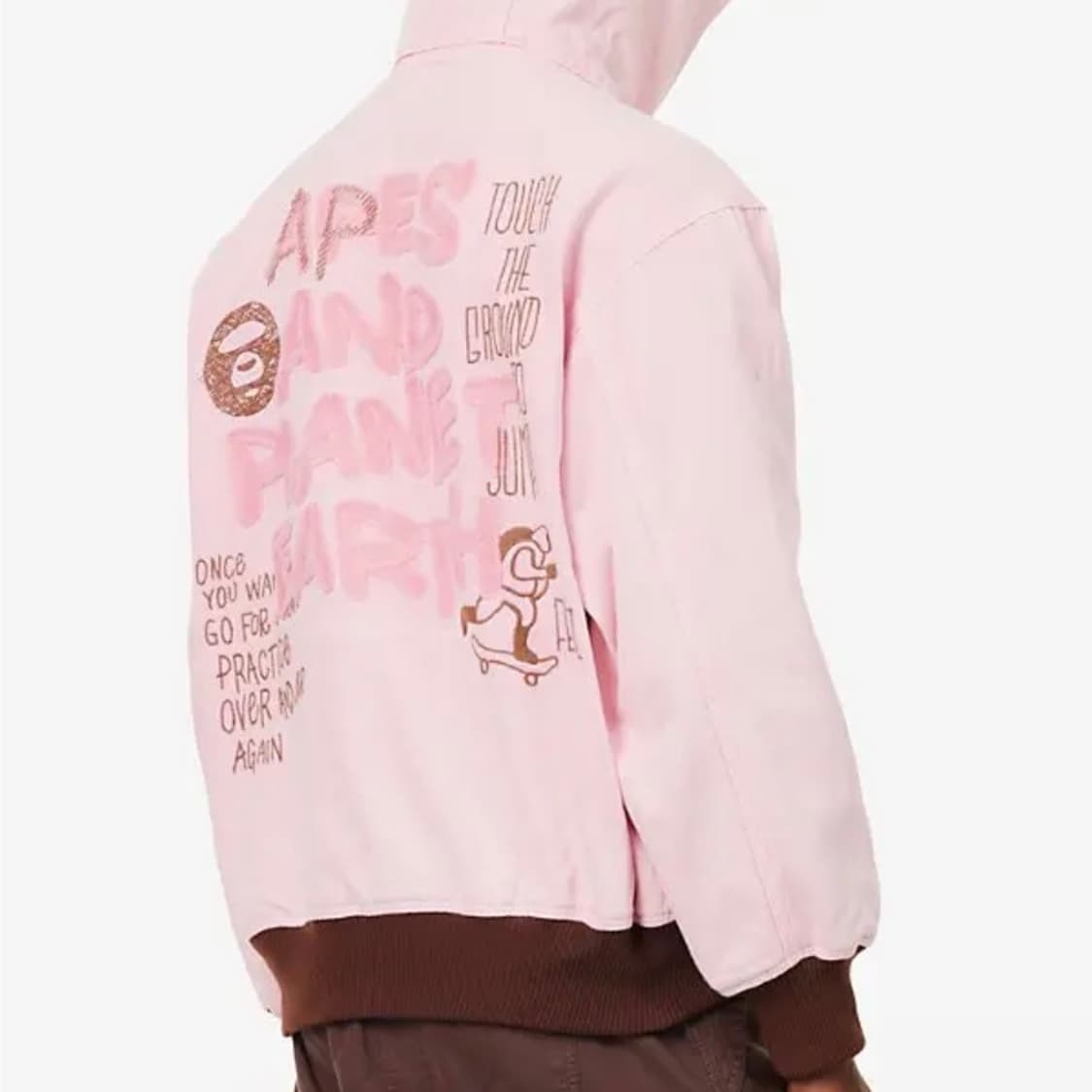 에이프 AAPE 베이프 데님 후드 자켓 상품이미지2