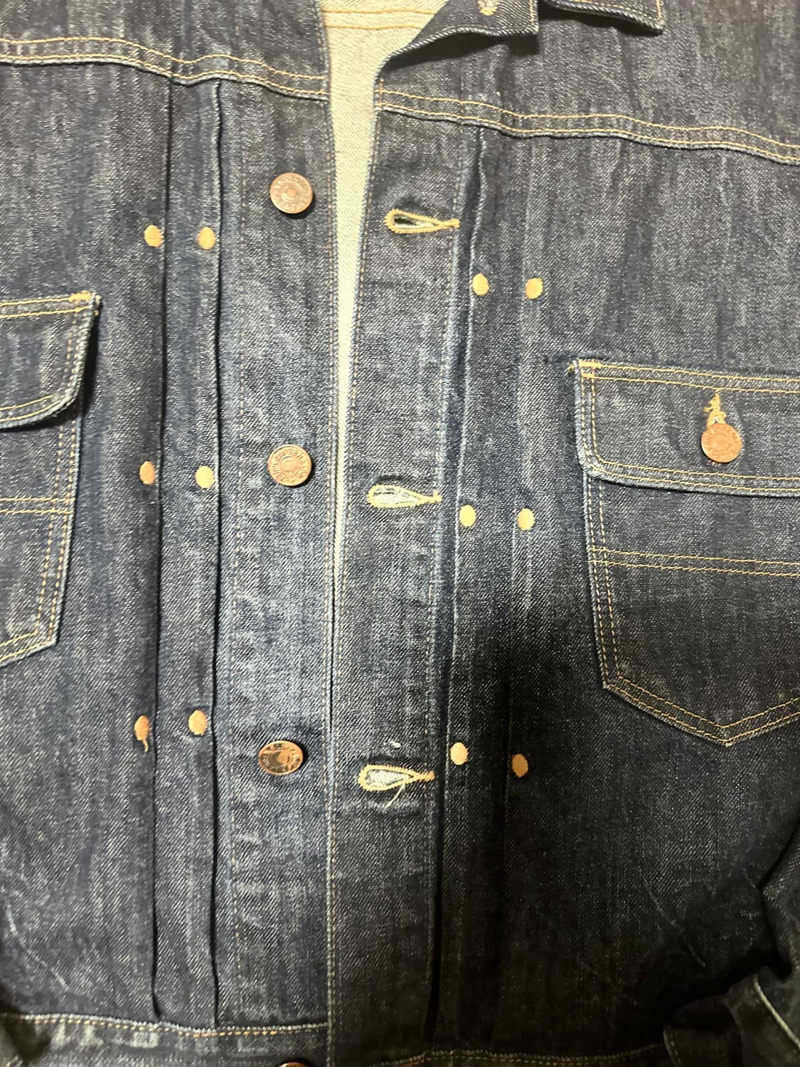 폴로 빈티지신치백 복각데님 청자켓 L 상품이미지5