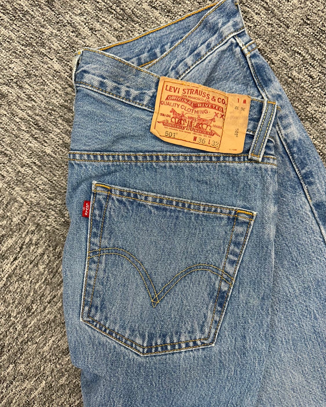 (허단45)00'S 리바이스 501 연청-M1774 상품이미지5