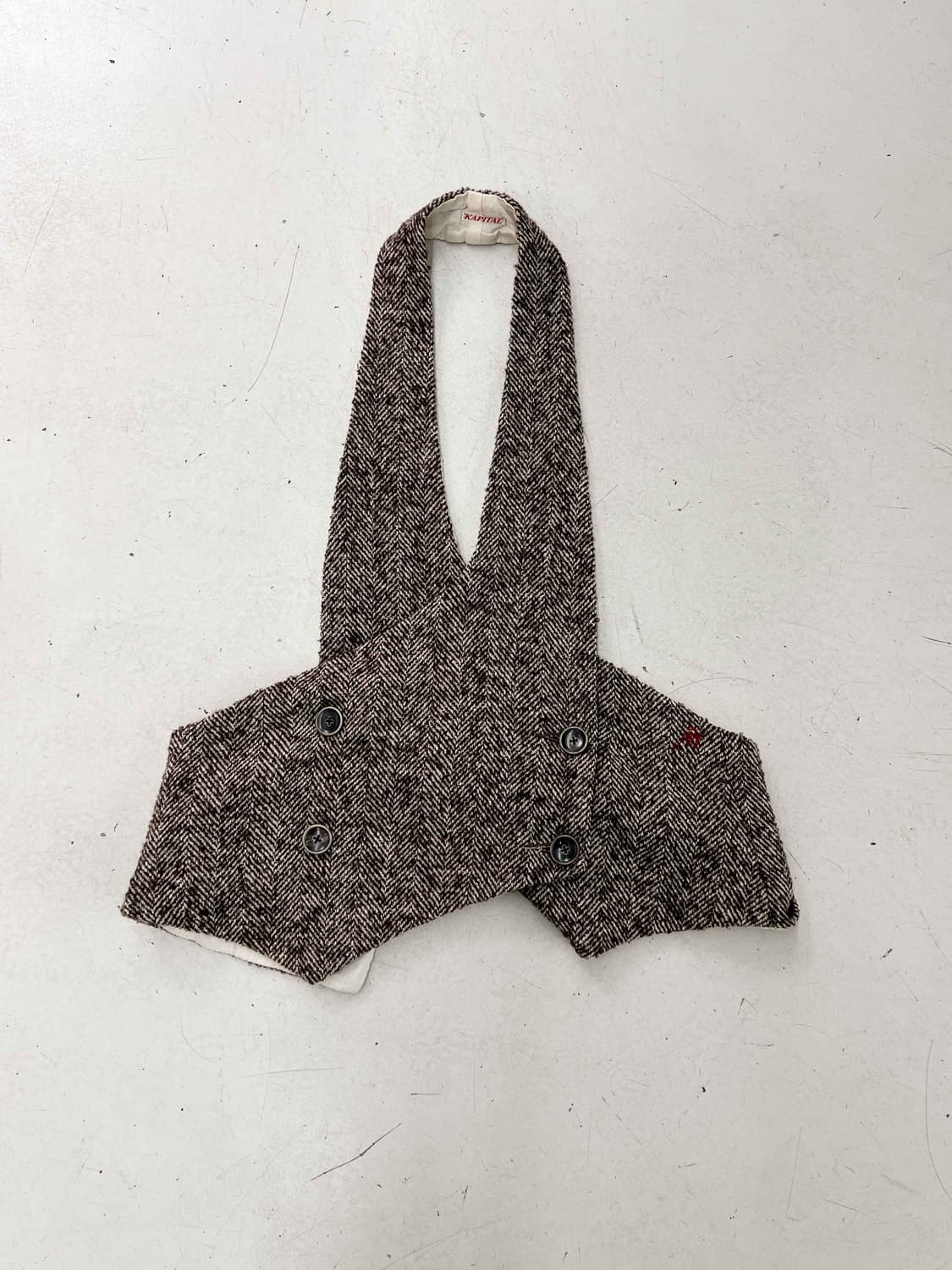 캐피탈 레이어링 헤링본 베스트 상품이미지1