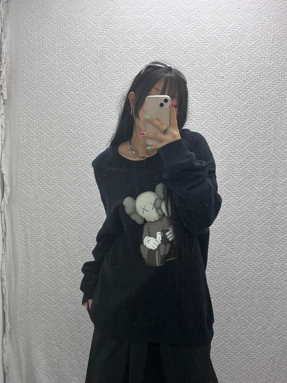 유니클로 X 카우스 스웻셔츠 맨투맨 XXL C06958 상품이미지1