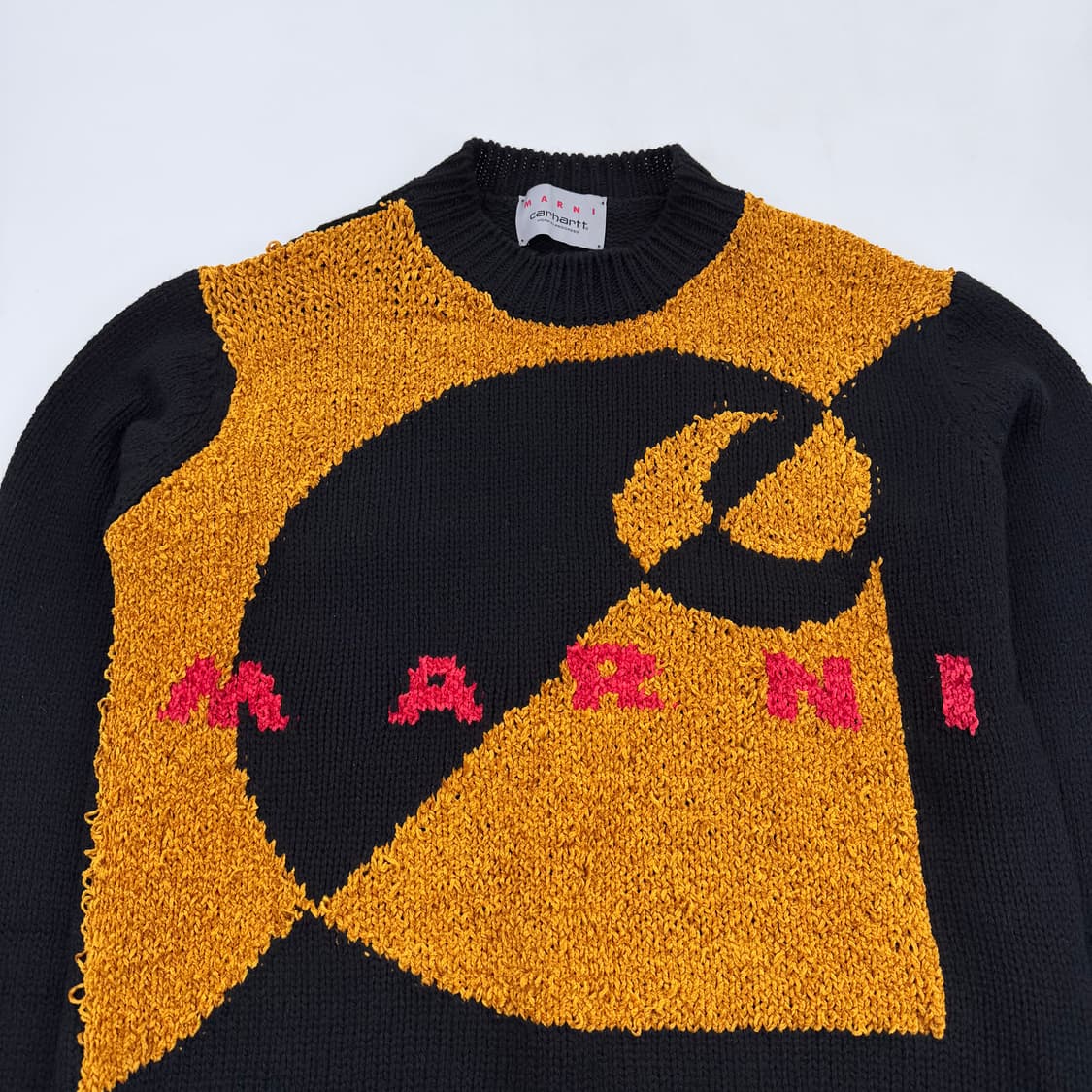 마르니x칼하트 wip 콜라보 크루넥 니트 상품이미지4