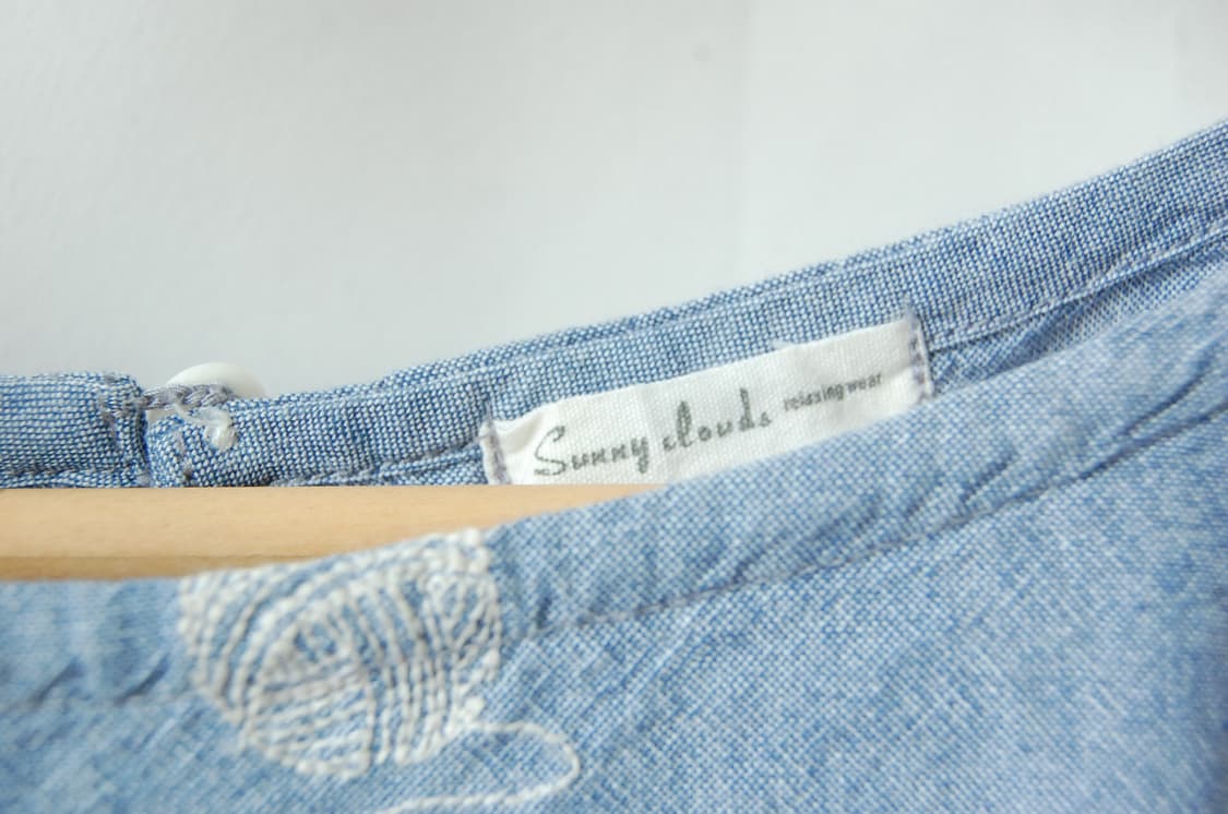 Sunny clouds cat blouse 상품이미지5