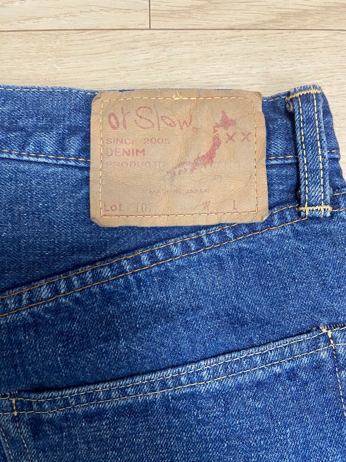 Orslow 107 IVY SLIM 데님 S(1) 사이즈 상품이미지3