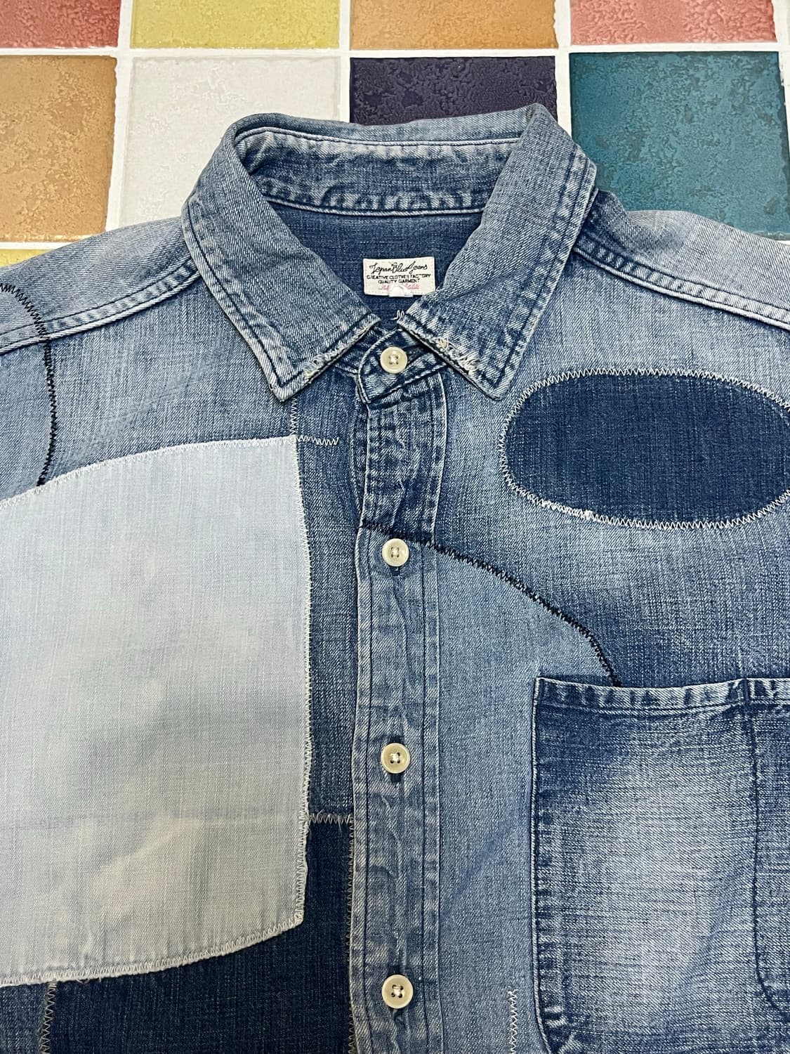 Japan blue jeans 리메이크 데님셔츠 상품이미지7