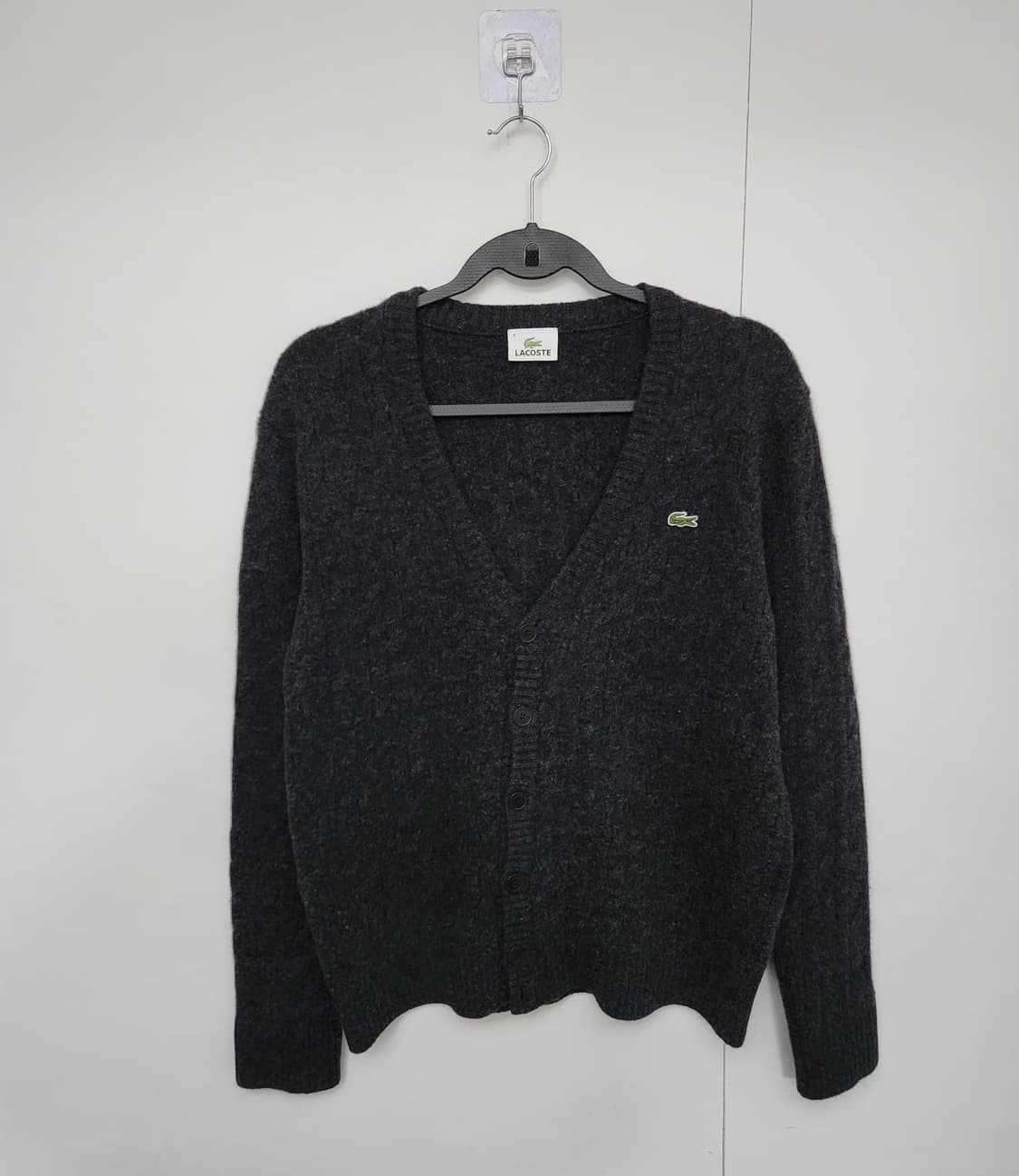 라코스테 100 니트가디건 브이넥가디건 상품이미지1