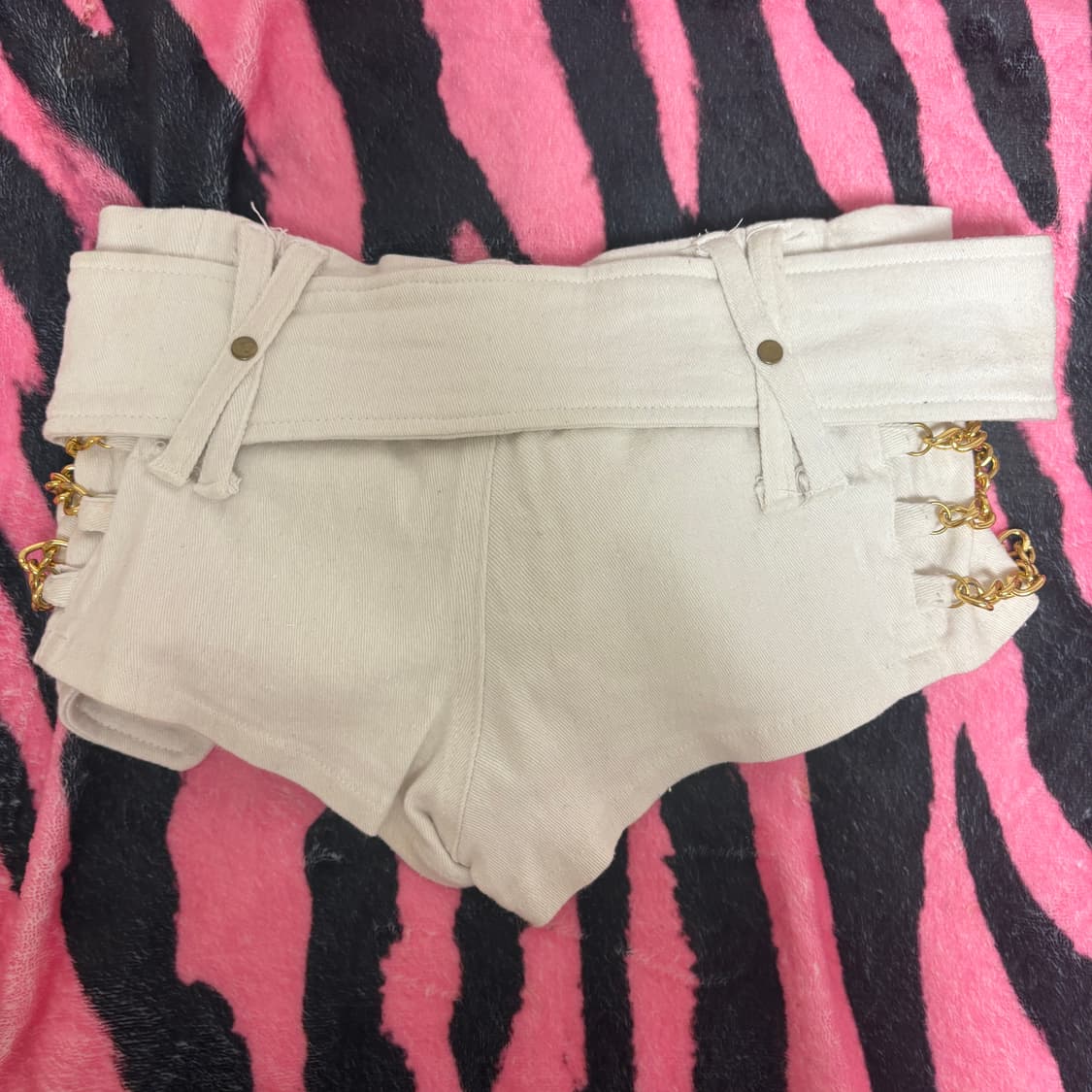 갸루 벨트 숏팬츠 상품이미지2