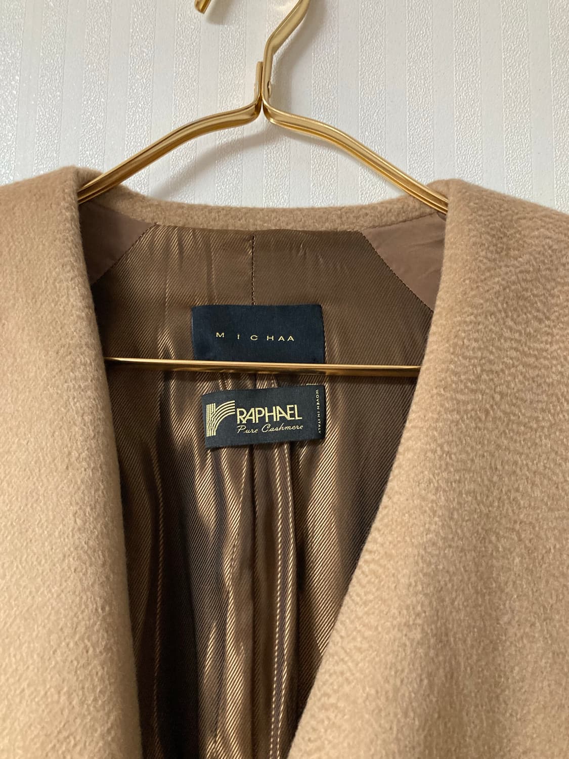 66 미샤 캐시미어 100 벨티드 코트 상품이미지3