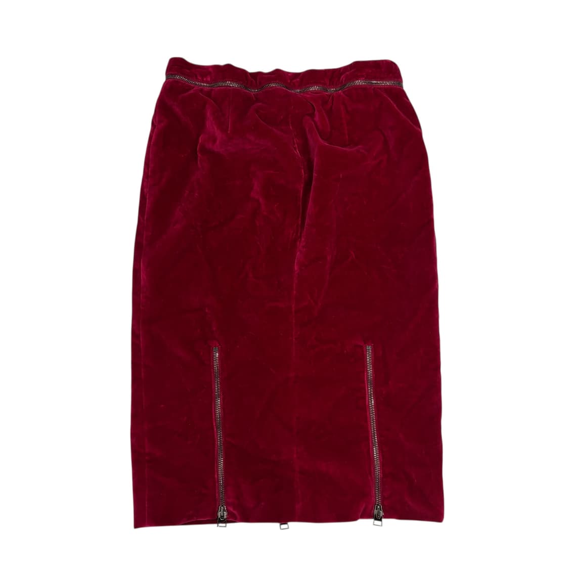 톰포드 벨루어 지퍼 스커트 상품이미지4