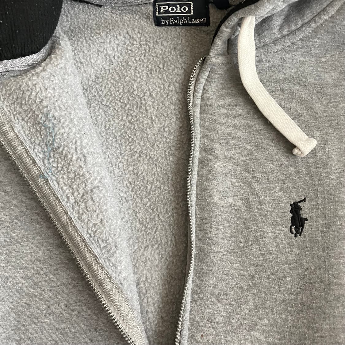 폴로 랄프로렌 기모 집업 후드 상품이미지3