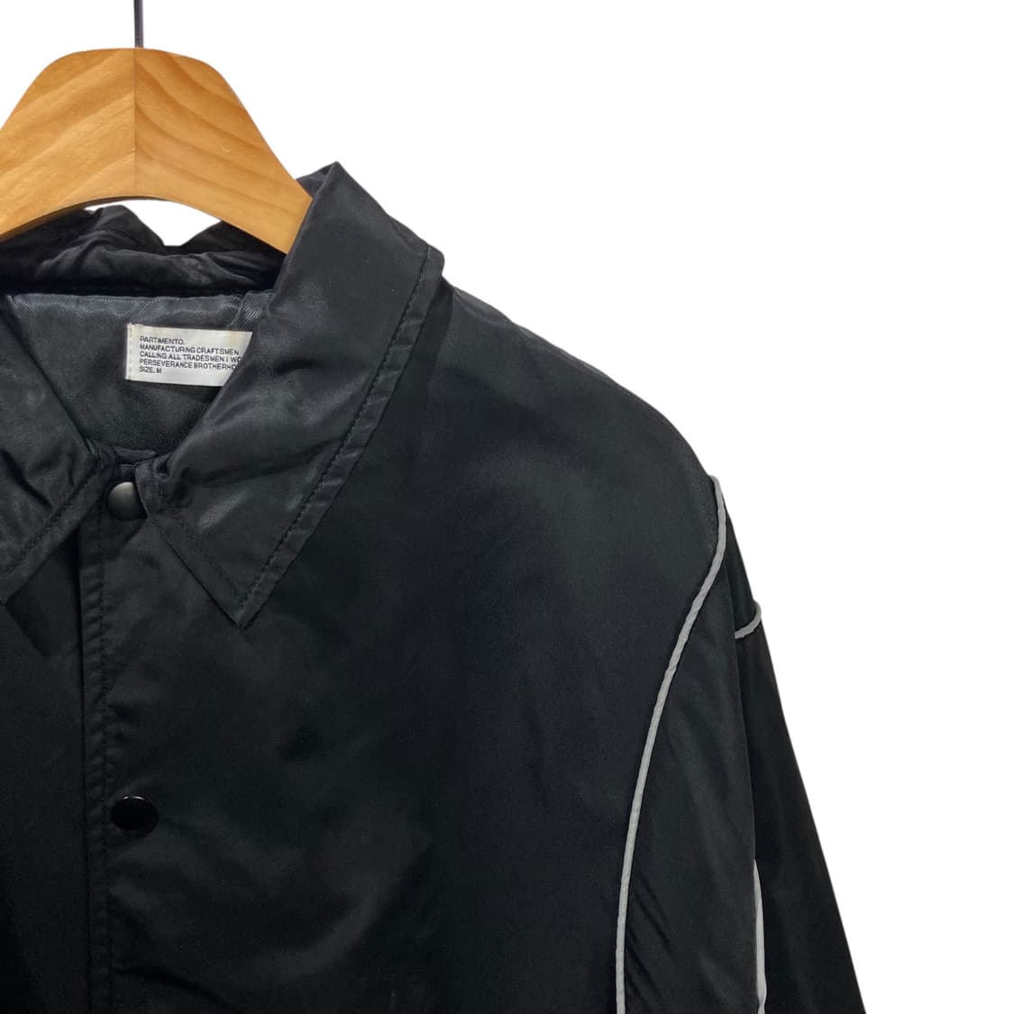 파르티멘토 블랙 봄버 자켓 상품이미지3