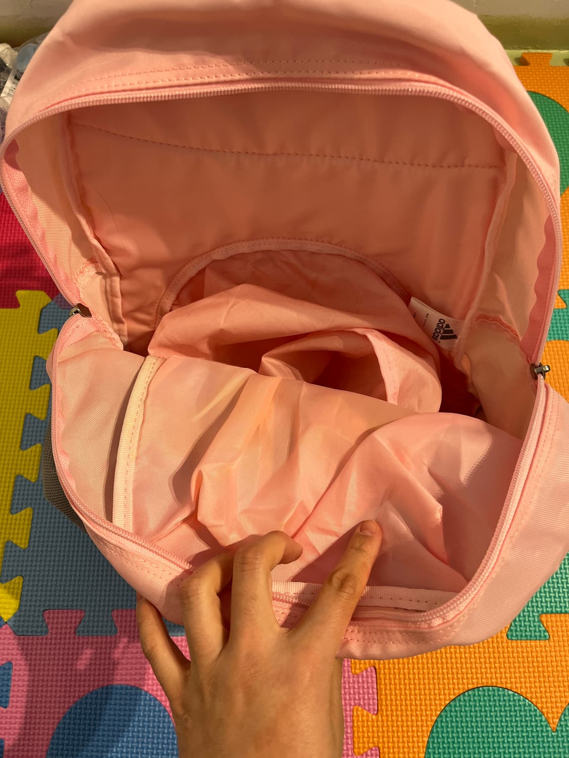 아디다스 베이비 핑크 백팩 🎀 왼쪽 상품이미지8