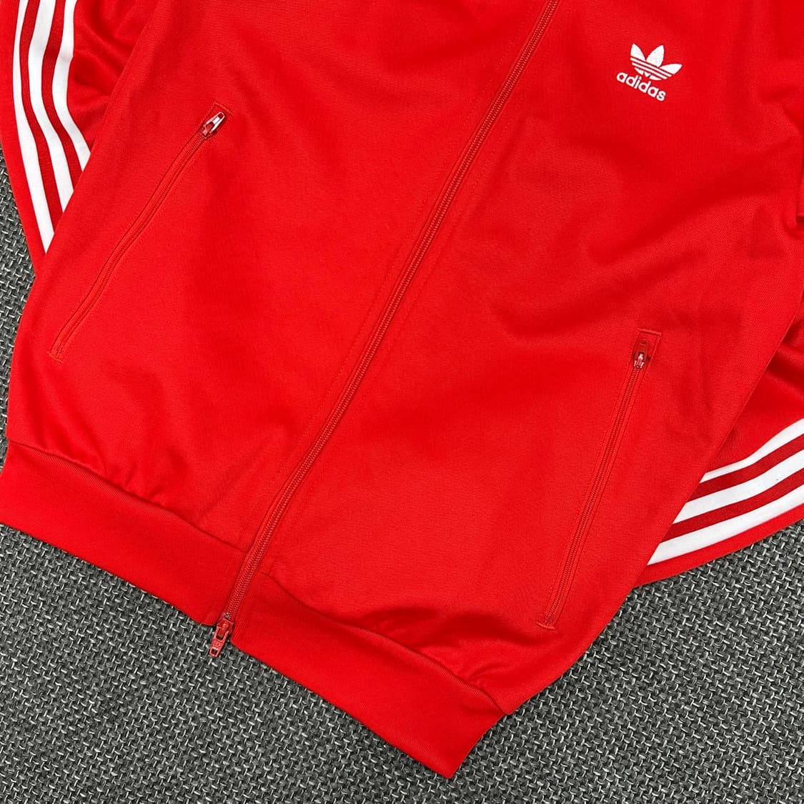 아디다스 신형 베켄바우어 레드 빈티지 져지 S 상품이미지5