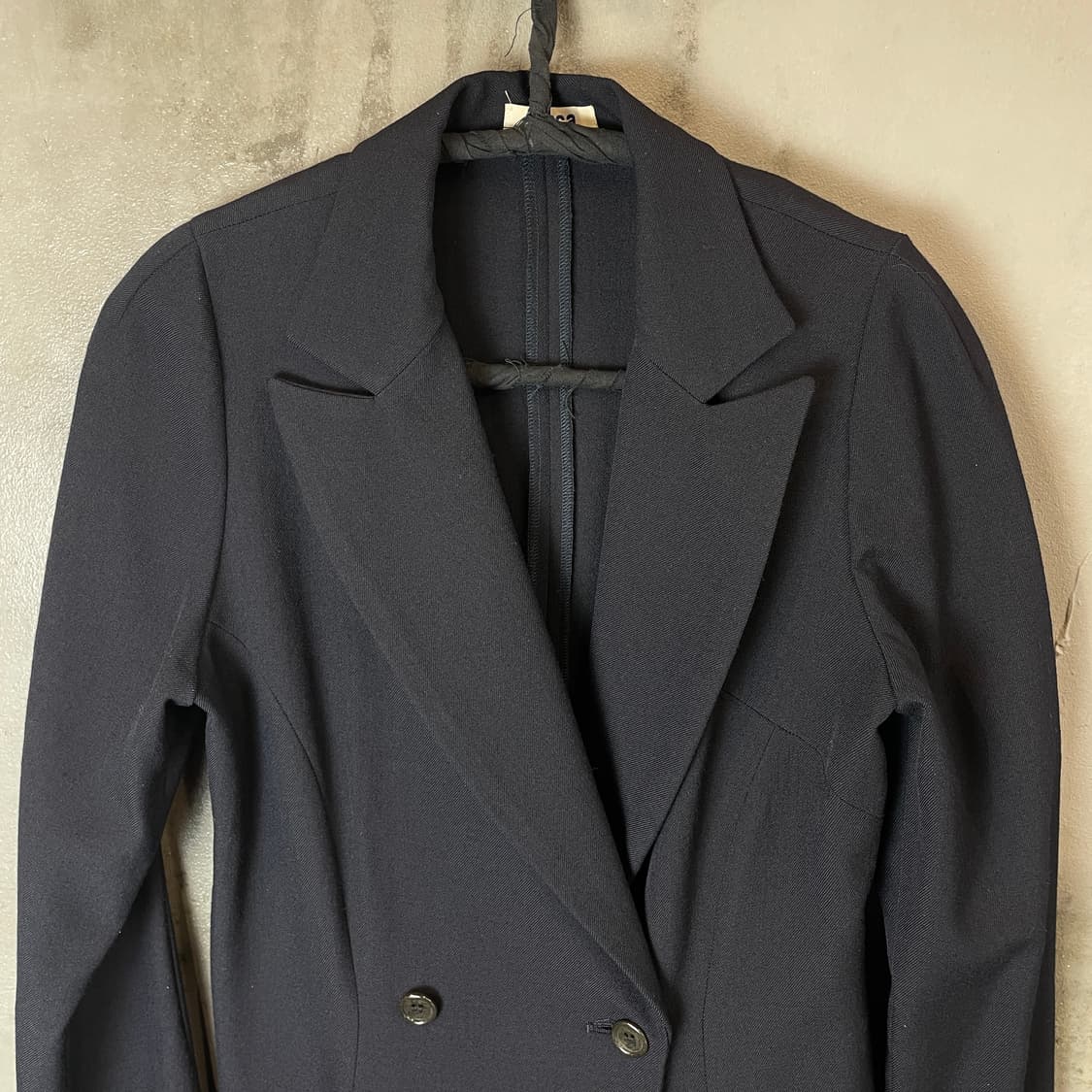 주카 비대칭 절개 코트 상품이미지3