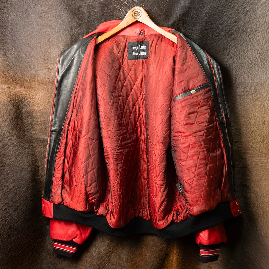 [4XL] 90s~ Iceage Leather 뉴욕양키스 리얼 레더자켓  상품이미지10