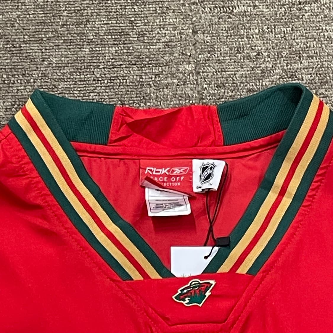 (XL) Reebok 리복 미네소타 와일드 풀오버 바람막이 재킷 상품이미지5