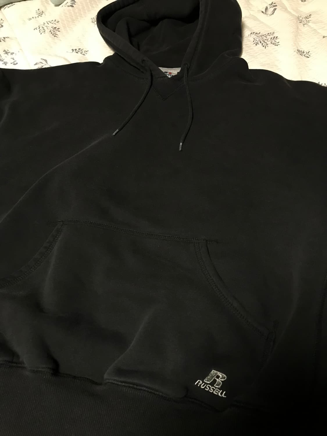 러셀 빈티지 후드티 블랙 Russell vintage hoodie 상품이미지4