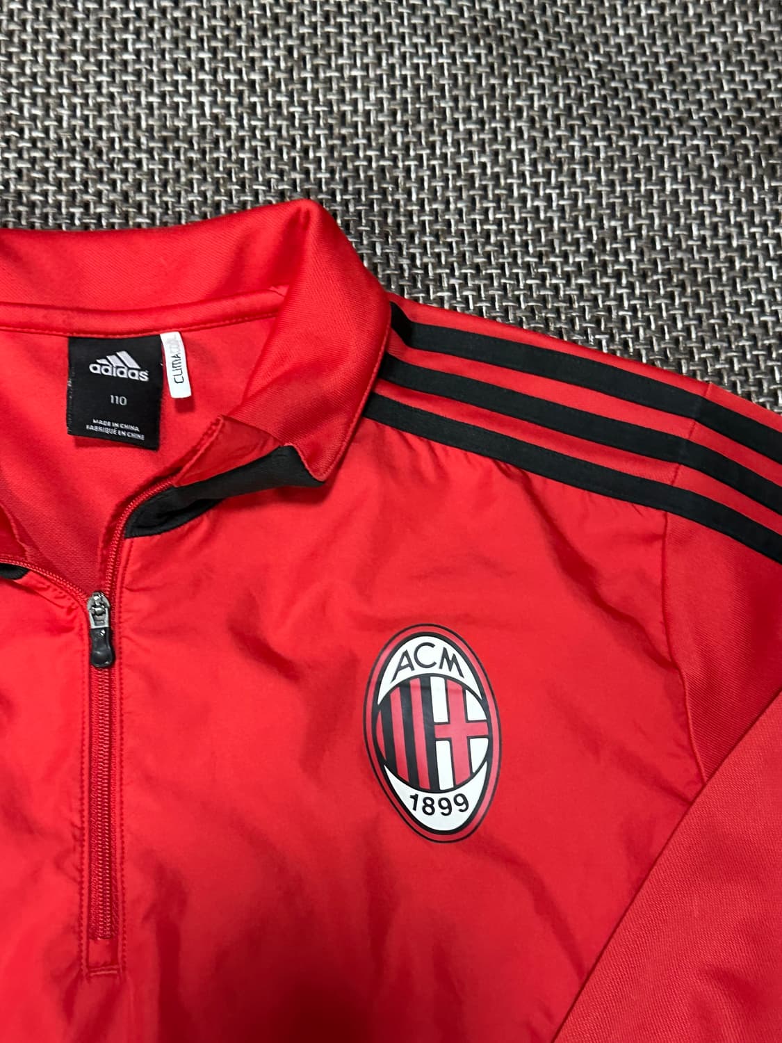 아디다스 AC 밀란 반집업 트랙탑 져지 상품이미지4