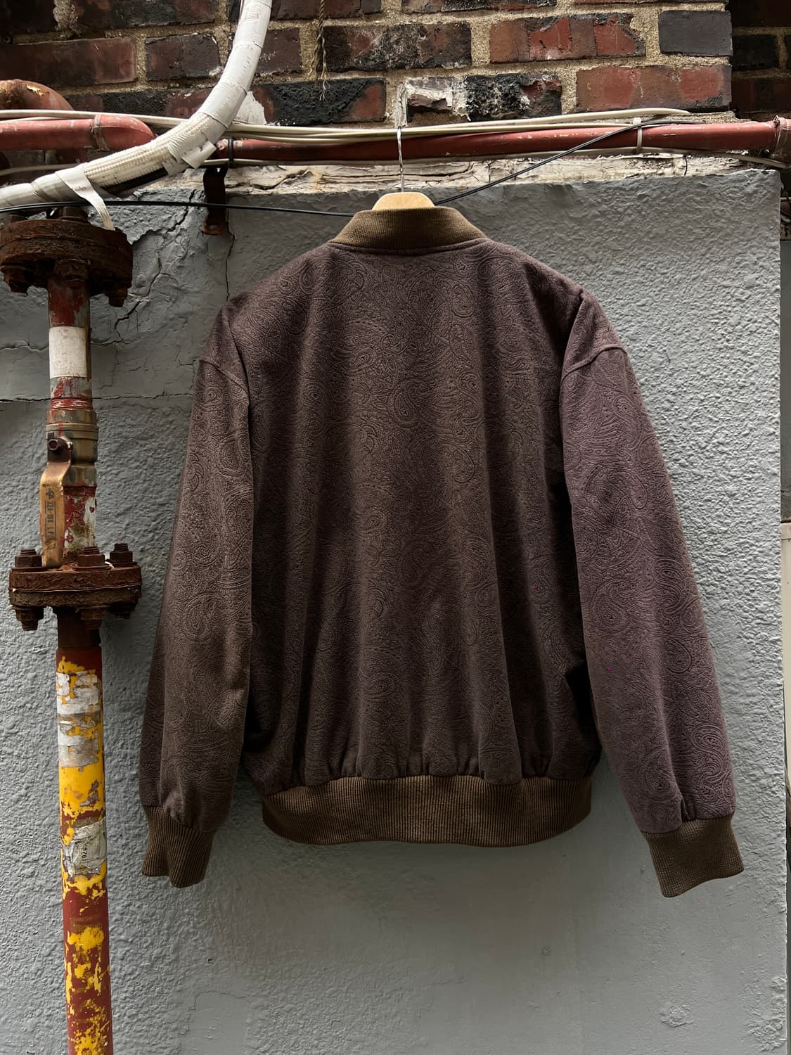 YSL 입생로랑 브라운 페이즐리 봄버 자켓 상품이미지2