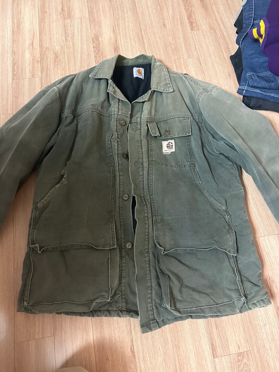 칼하트 덱 필드자켓(올리브) 상품이미지1