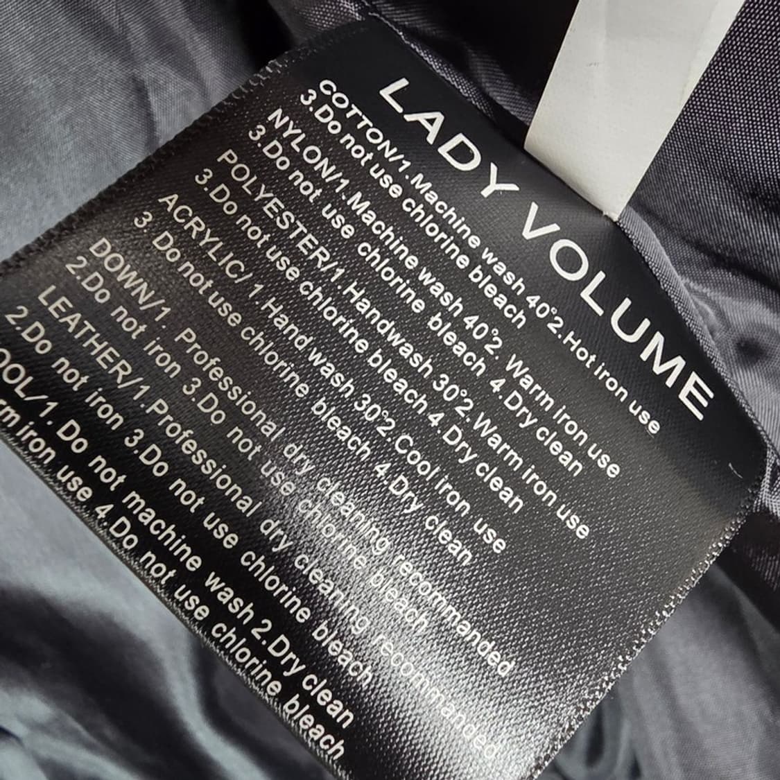 레이디볼륨 비건 레더 더블 라이더 자켓 M 상품이미지8