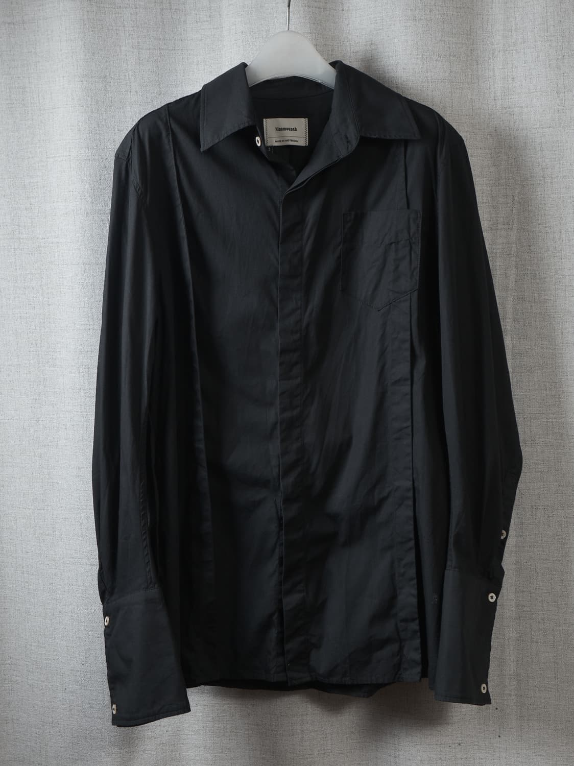 Ninamounah 블랙 셔츠 상품이미지2