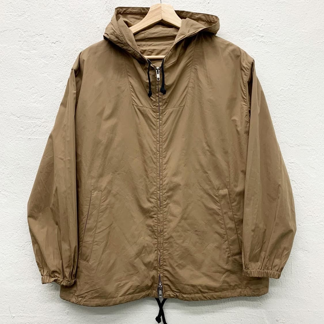 마가렛호웰 베이지 2WAY 코튼 후드 자켓 상품이미지2