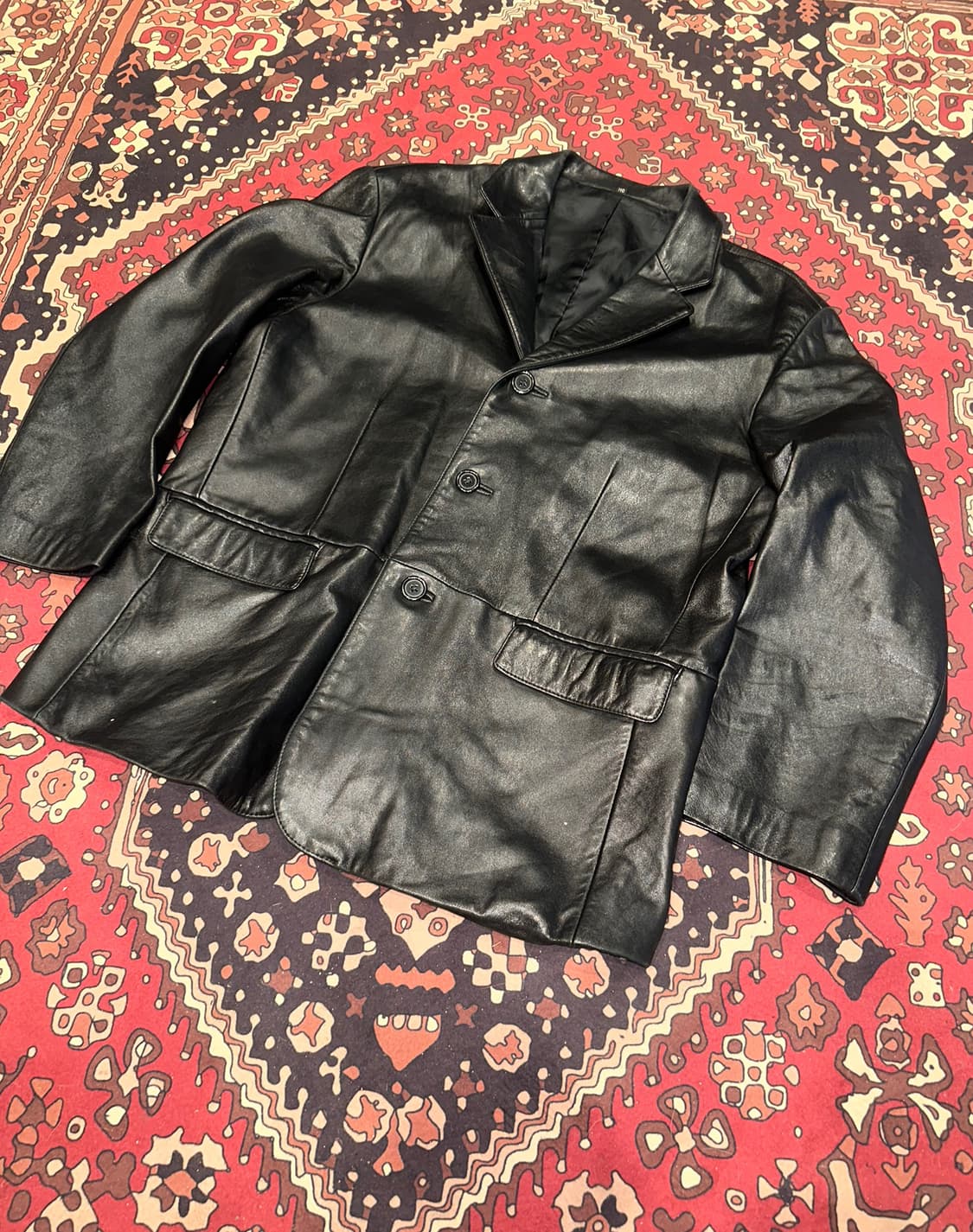( XL ) 가죽마이 가죽자켓 블레이져 블레이저 가죽코트 가죽카코트 상품이미지6