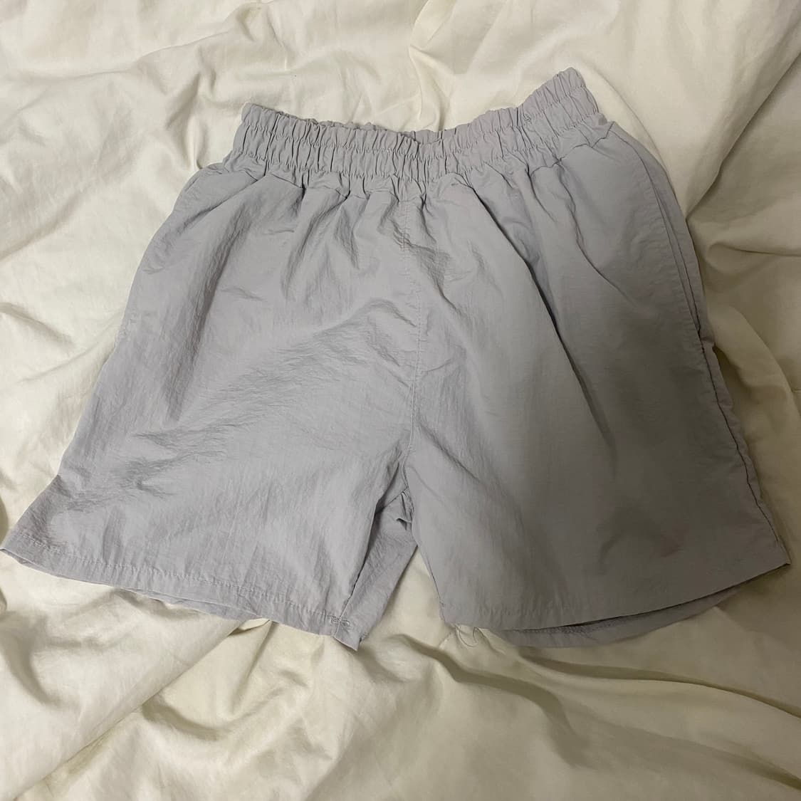 밴딩 쇼츠 그레이 상품이미지1
