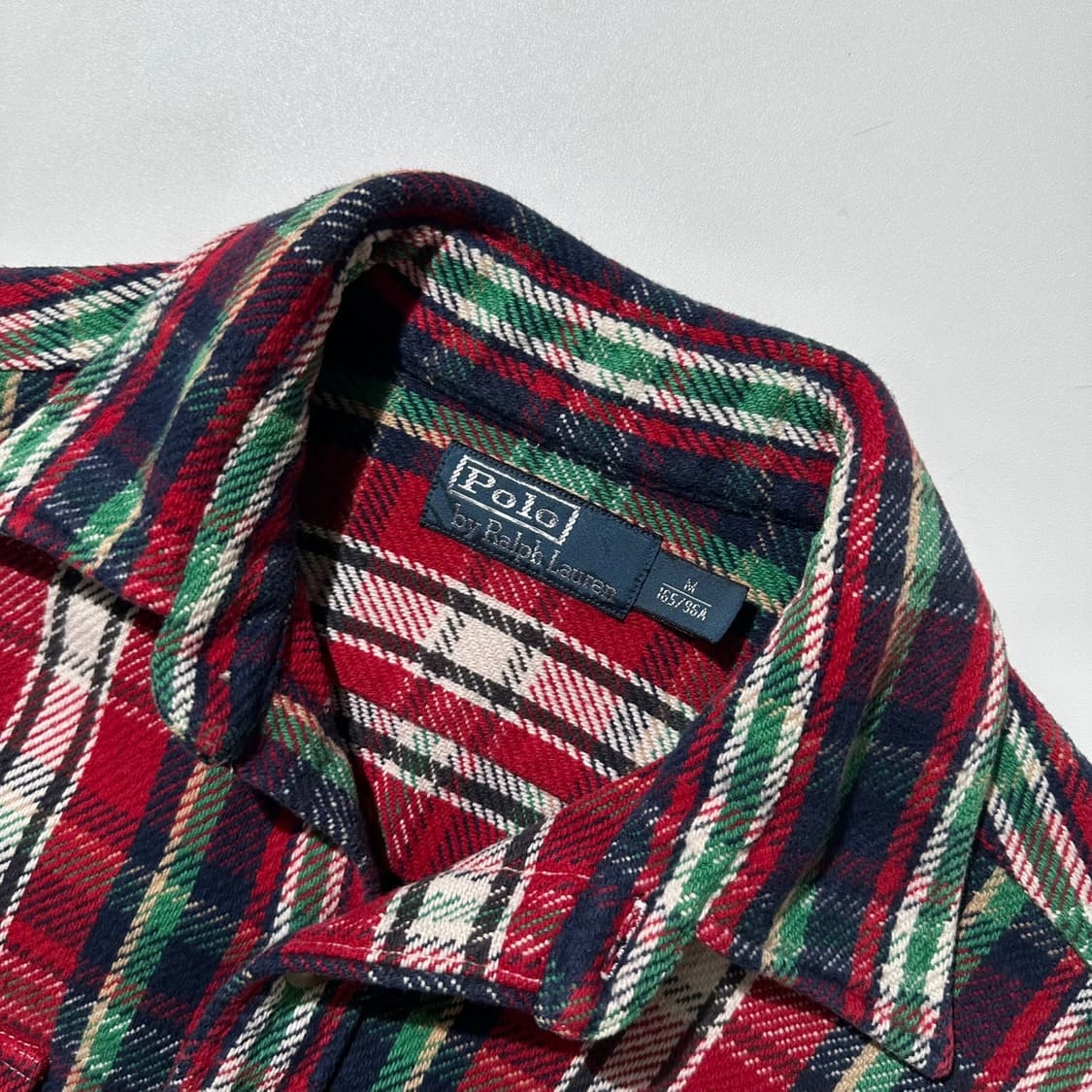 폴로 랄프로렌 헤비 플란넬 체크 프론트 포켓 워크 셔츠 상품이미지4