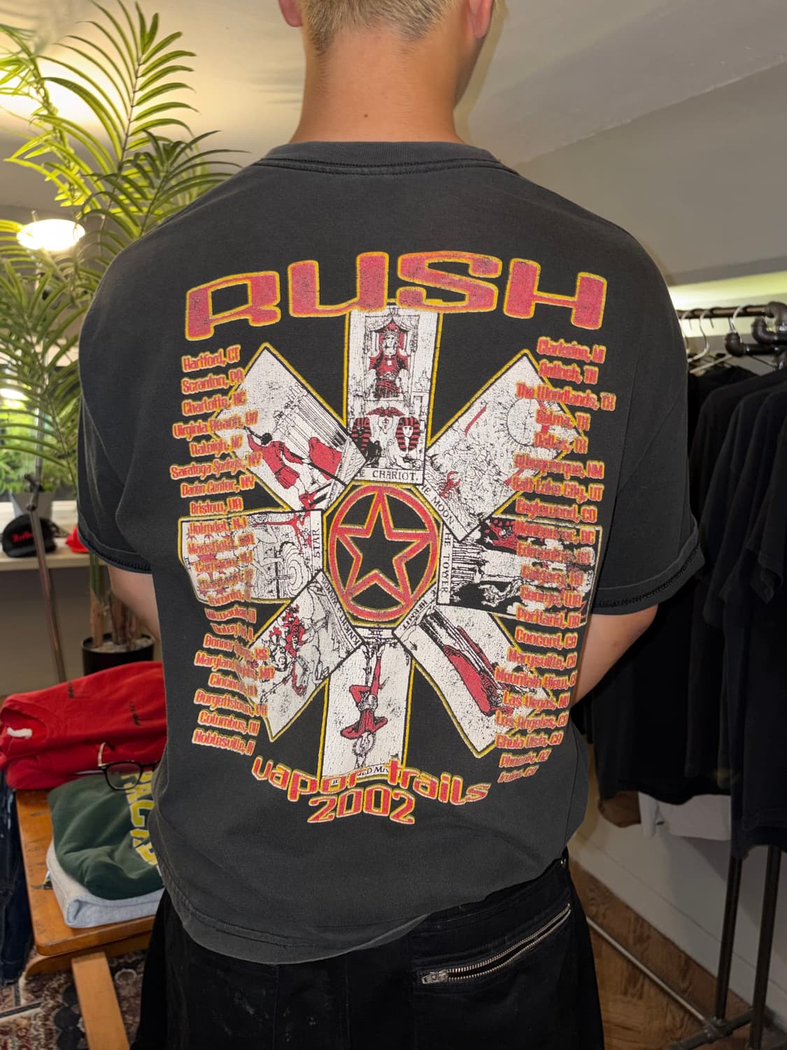 00‘s Rush Vapor Trails tour hard faded T 상품이미지3