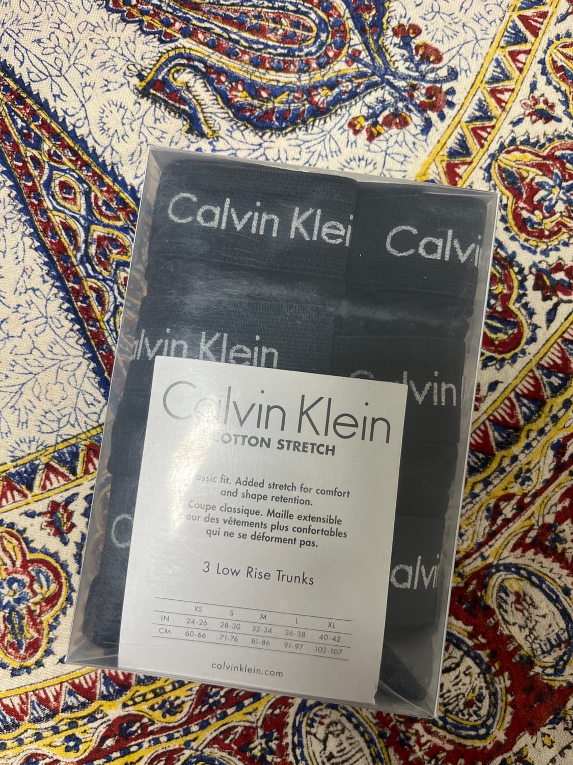 캘빈 코튼 스트래치 블랙 m 3장 상품이미지3