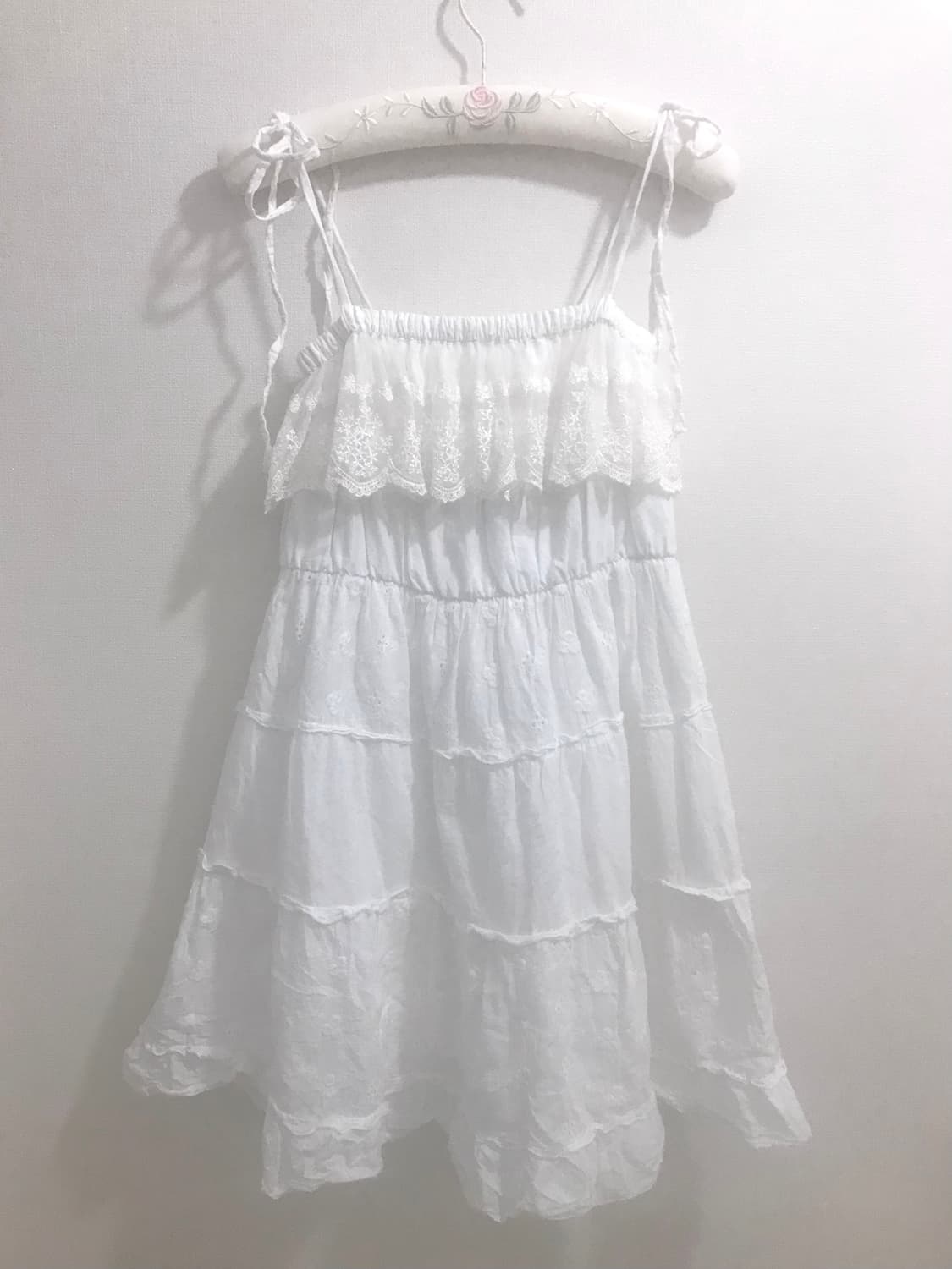 일브 빈티지 모리걸 화이트 원피스 달천깔 상품이미지1