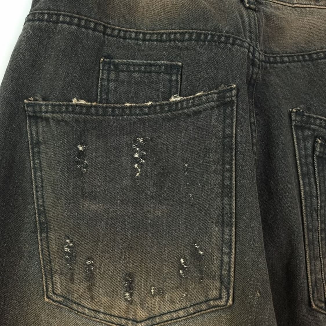 [선데이오프클럽] 23 F/W 오일 워시드 와이드 레그 데님 M20234 상품이미지7