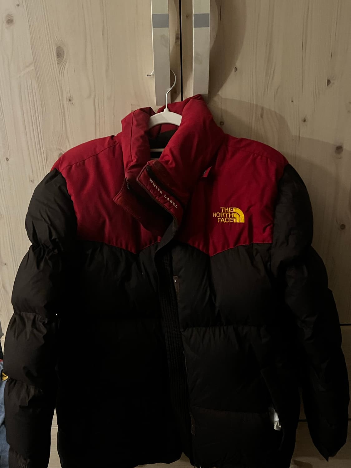 노스페이스 레드 브라운 패딩 상품이미지1
