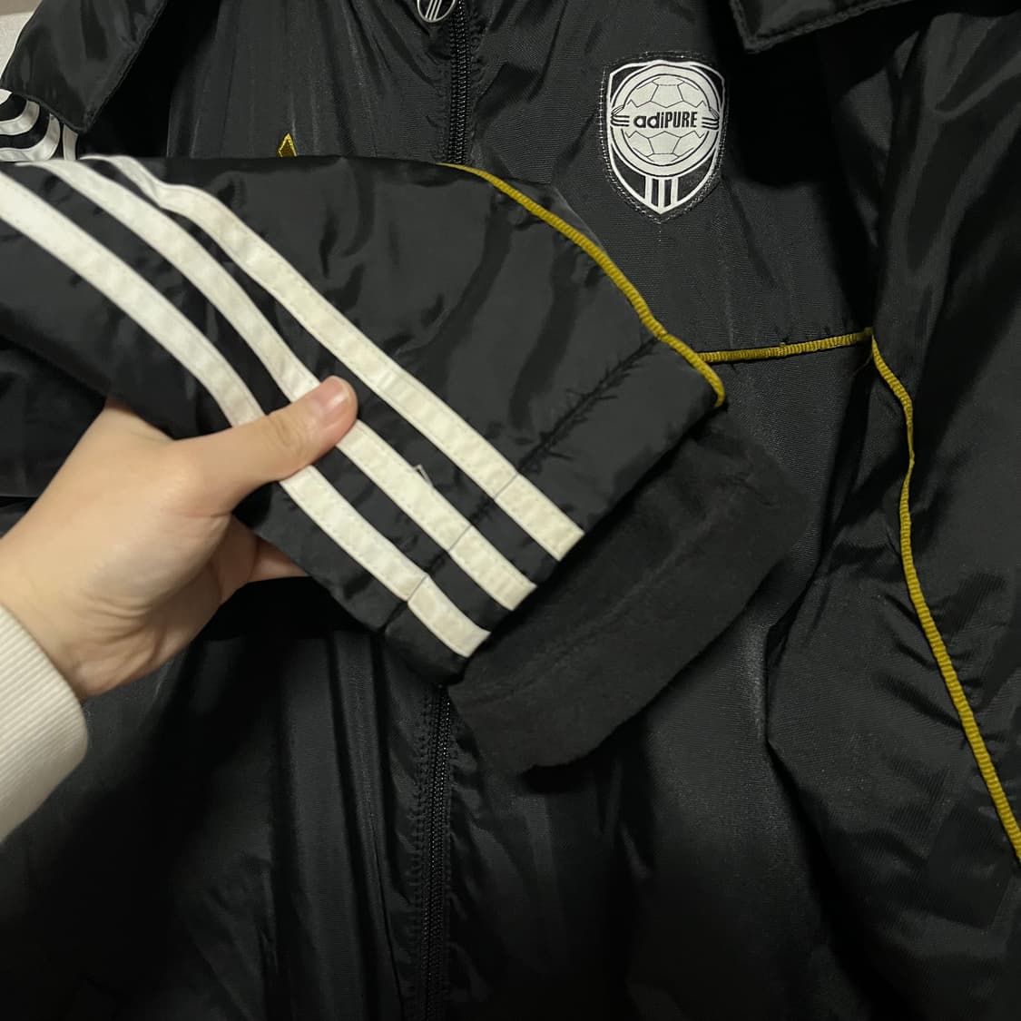 아디다스 검정색 롱패딩 90 상품이미지7